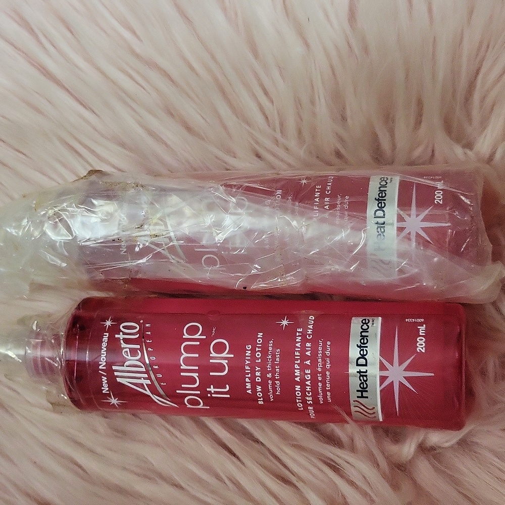 RARE!! ALBERTO PLUMP IT UP AMPLIFYING BLOW DRY LOTION-2CT.